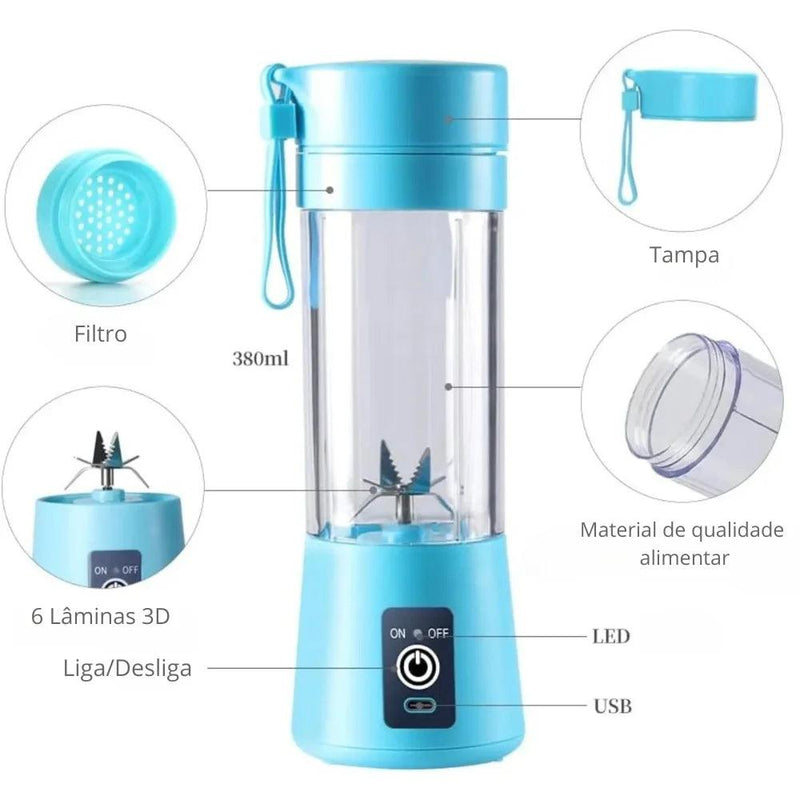 Mini Liquidificador Portátil Shake Take Juice Cup