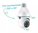 Camera De Segurança Residencial Ip 360 Lâmpada Wi-fi Visão Noturna Áudio Hd