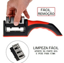 Amolador De Faca - Afiador Profissional com cabo 3 EM 1