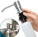 Dispenser Dosador Em Aço Inox Escovado 350ml
