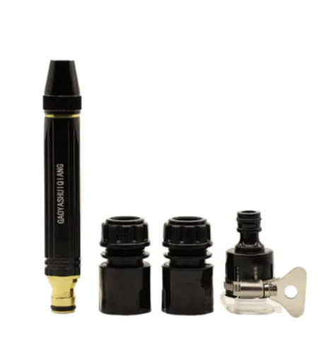 Kit 3 Em 1 Bico Alta Pressão Para Mangueira + Conector