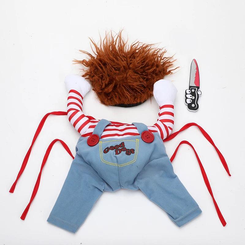 Fantasias de Cão de Halloween Roupas Engraçadas para Animais de Estimação