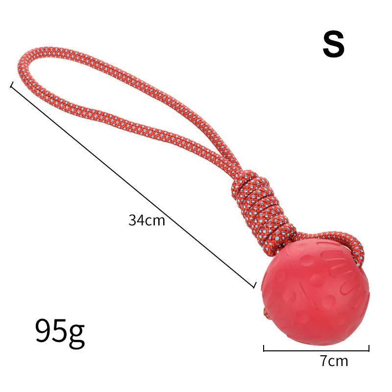 Dog Toy Bola de borracha Brinquedo de bola resistente a mordidas