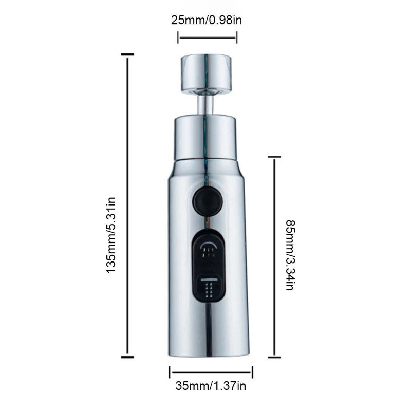 Extensor de Torneira 360 - 3 Modos