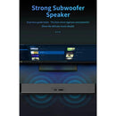 Caixinha de Som com LED RGB para PC Gamer Notebook TV Smart