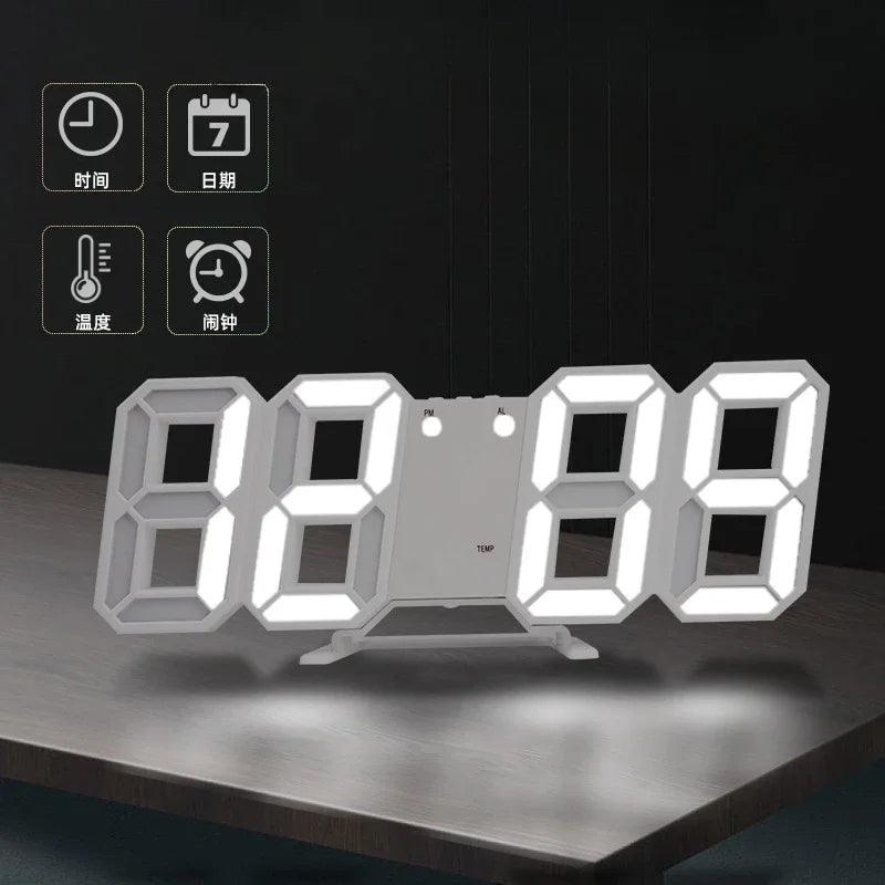 Relogio Digital De Mesa - Estética e Minimalista
