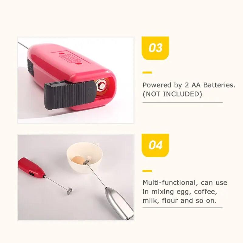 Mini Batedor Elétrico Portatil