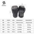 Luvas de boxe 8 10 12 14 16OZ Muay Thai