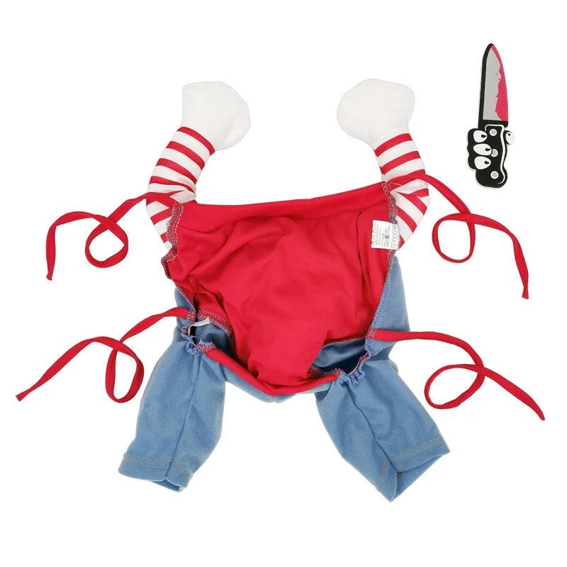 Fantasias de Cão de Halloween Roupas Engraçadas para Animais de Estimação