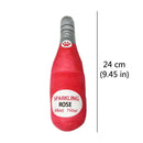 Brinquedos de pelúcia engraçados para cães em forma de garrafa de cerveja Cães pequenos e grandes