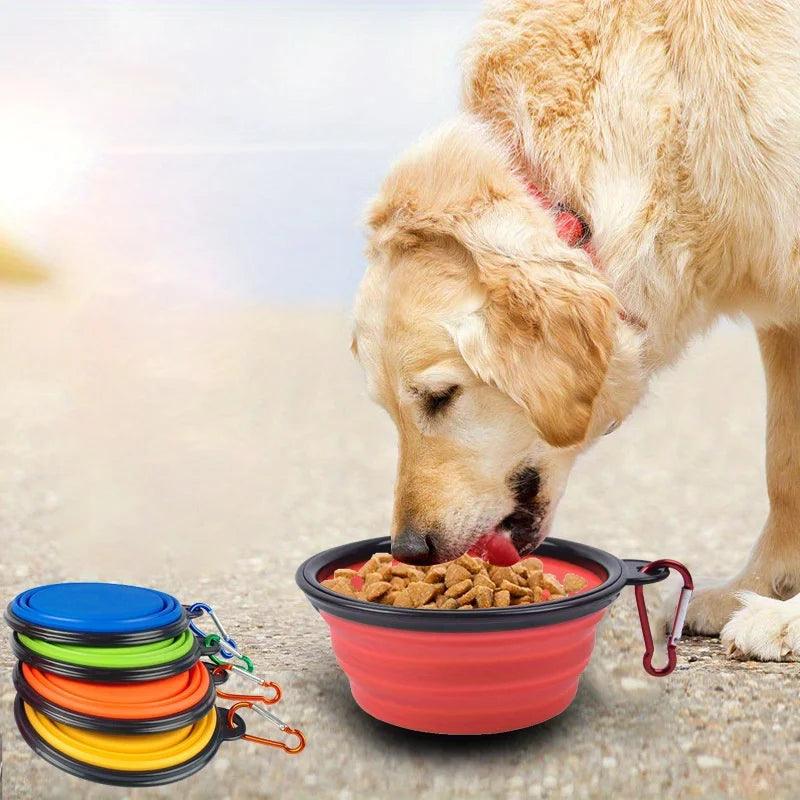 Tigela dobrável para cães Agua e Comida