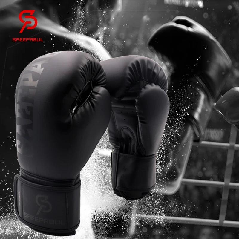 Luvas de boxe 8 10 12 14 16OZ Muay Thai